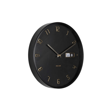 Nástenné hodiny Karlsson 5953BK, 30cm